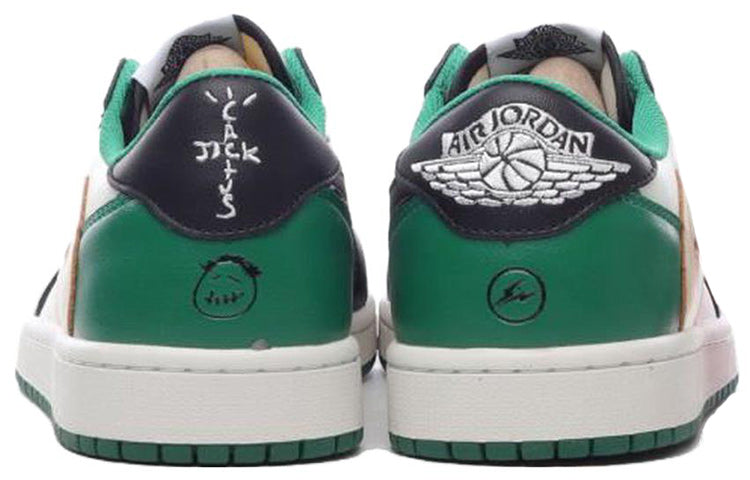 Air Jordan Travis Scott X Fragment Design X 1 Low 'White Green Black' DM7866-128