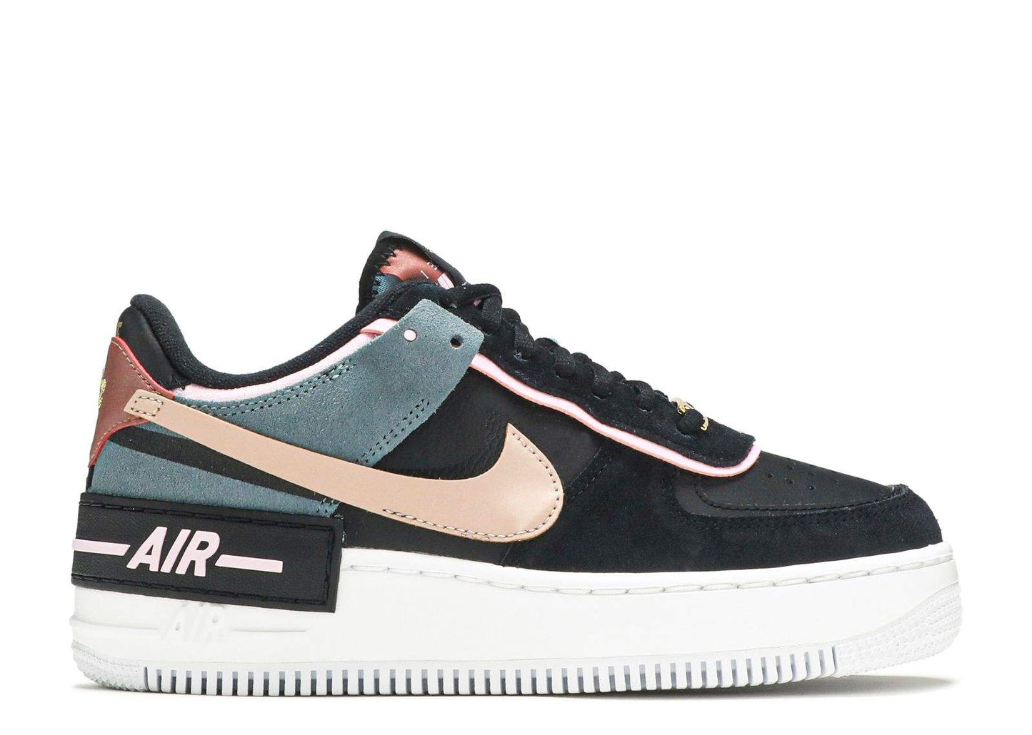 Nike Air Force 1 Shadow 'Black Light Arctic Pink' Everlasting Sneaker