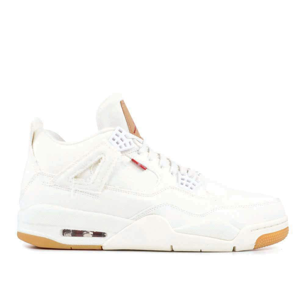 Levi's X Air Jordan 4 Retro 'White Denim' Unfading Sneaker