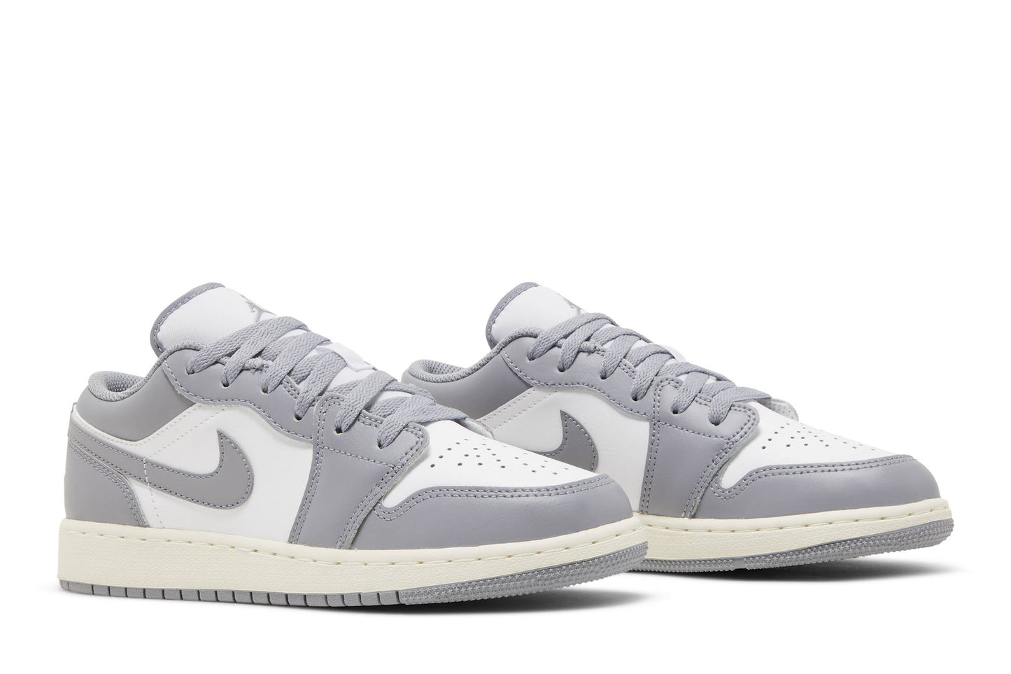 ( Grade School ) Air Jordan 1 Low 'Vintage Grey' 553560-053