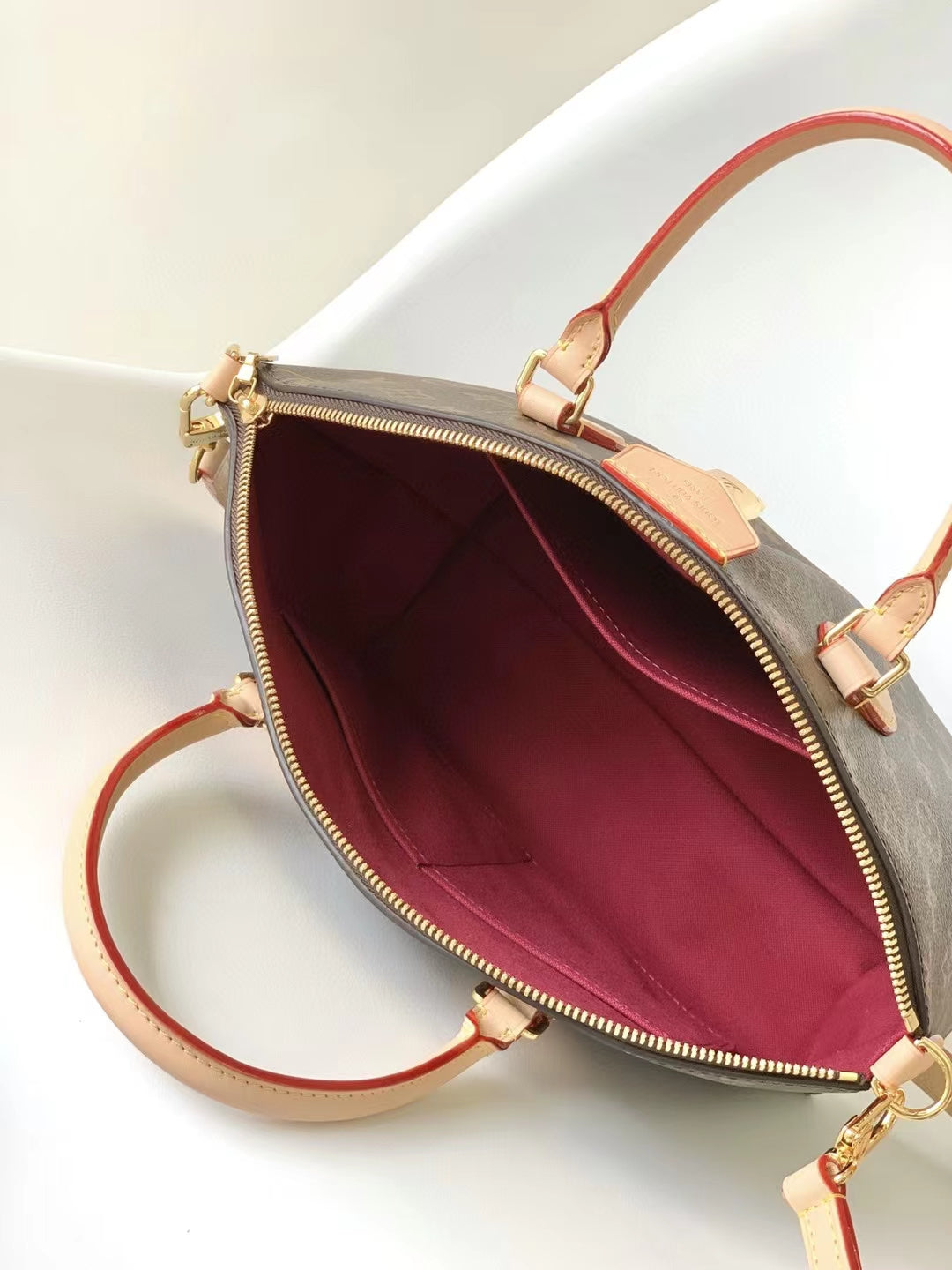 Louis Vuitton Boétie PM Monogram Canvas Handbag - Brown