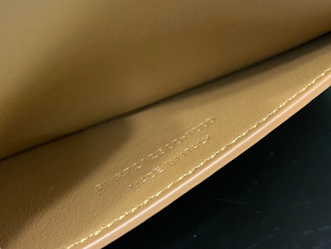 Saint Laurent YSL Small Kate Monogram Shoulder Bag in Tan Leather and Suede