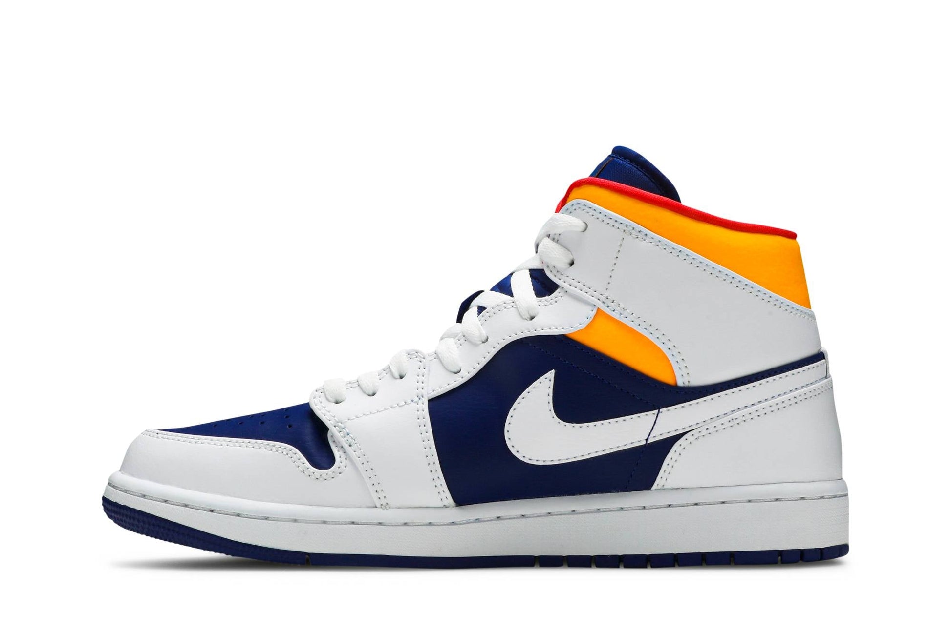 Air Jordan 1 Mid White Deep Royal Blue 554724-131