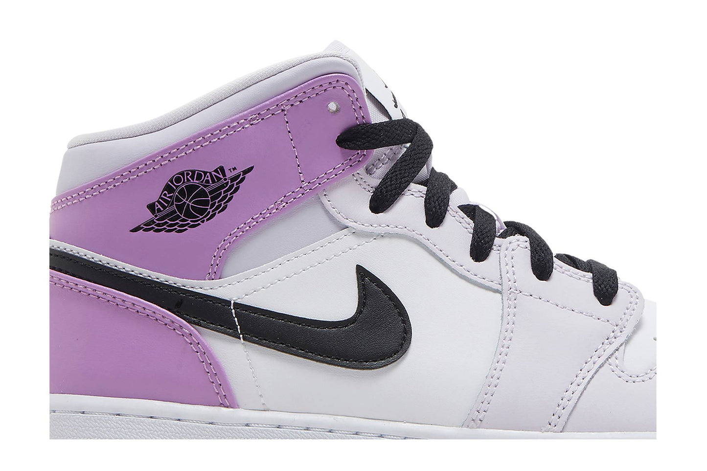 ( Grade School ) Air Jordan 1 Mid Barely Grape DQ8423-501