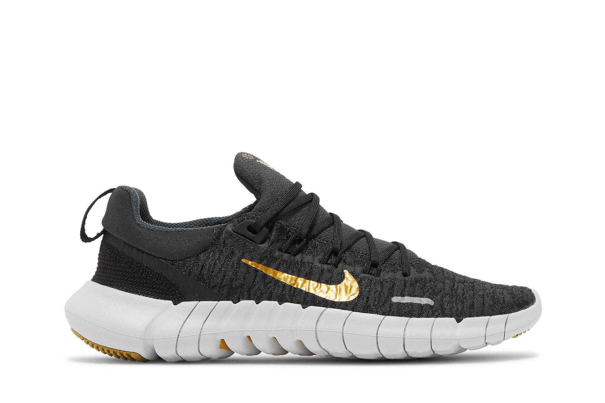 ( Women ) Nike Free Run 5.0 Next Nature 'Dark Smoke Grey Metallic Gold Coin' CZ1891-005