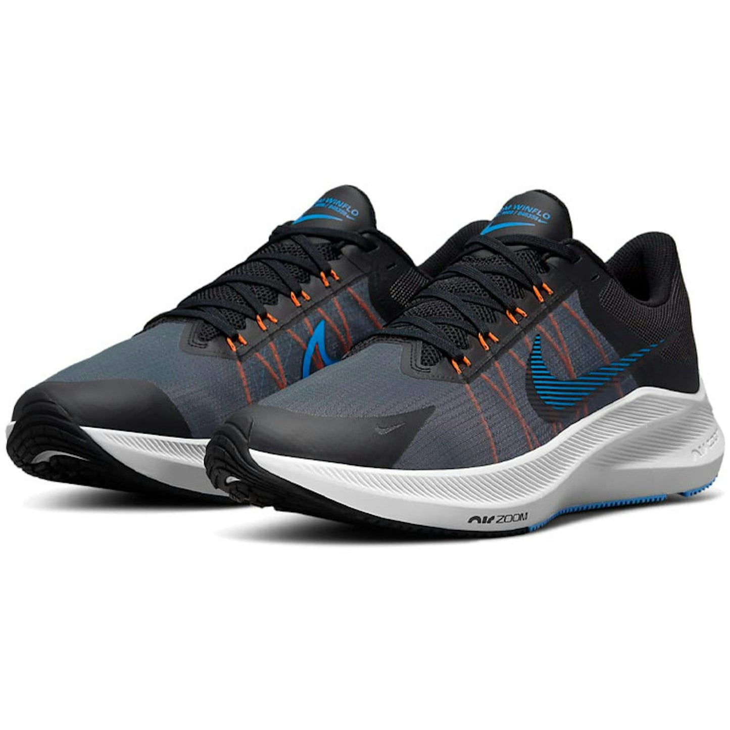 Nike Air Zoom Winflo 8 'Black Gray Blue' CW3419-007