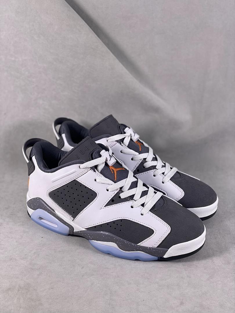 Nike Air Jordan 6 Low PSG Paris Saint-Germain Arctic Grey White Infrared 23 Men's Sneakers DR0151-107