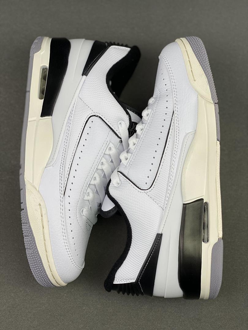 Nike Air Jordan 2 Retro Low White and Black Men's Sneakers DX4401-106
