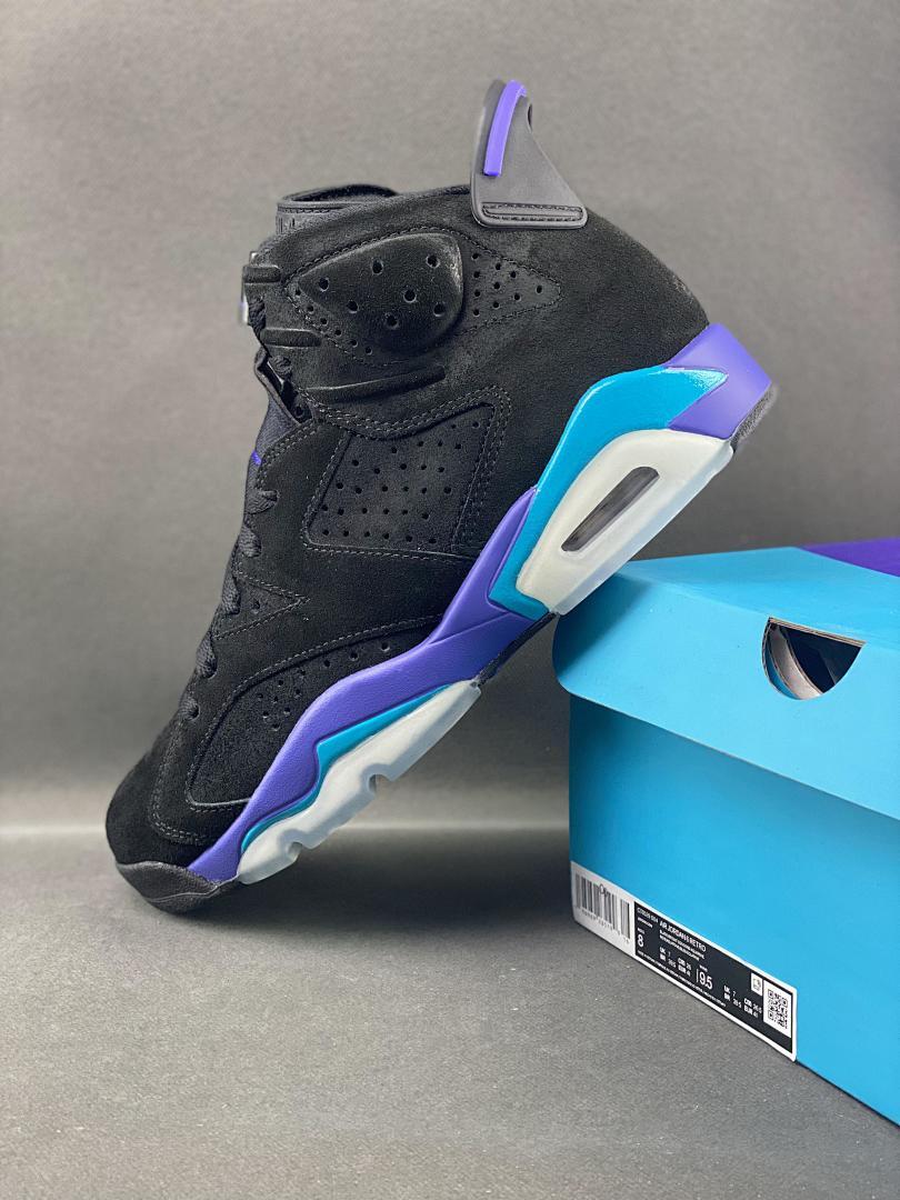 Nike Air Jordan 6 Retro Aqua Black Dark Concord Aqua Tone CT8529-004