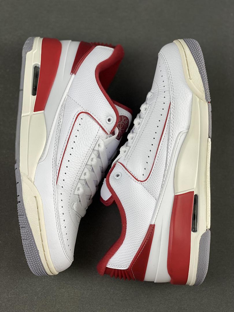Nike Air Jordan 2 Low Retro White Cherrywood Red DV9956-106 Men's Sneakers