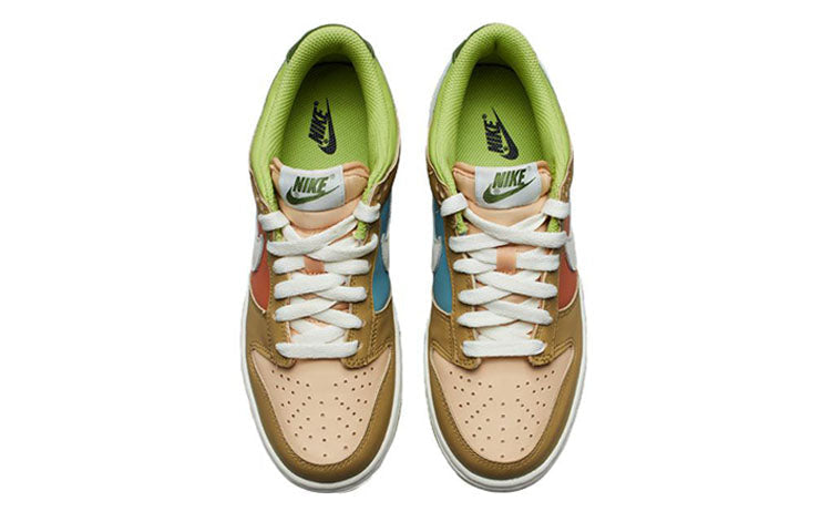 ( Youth ) Nike Dunk Low Brown Green DV9108-711