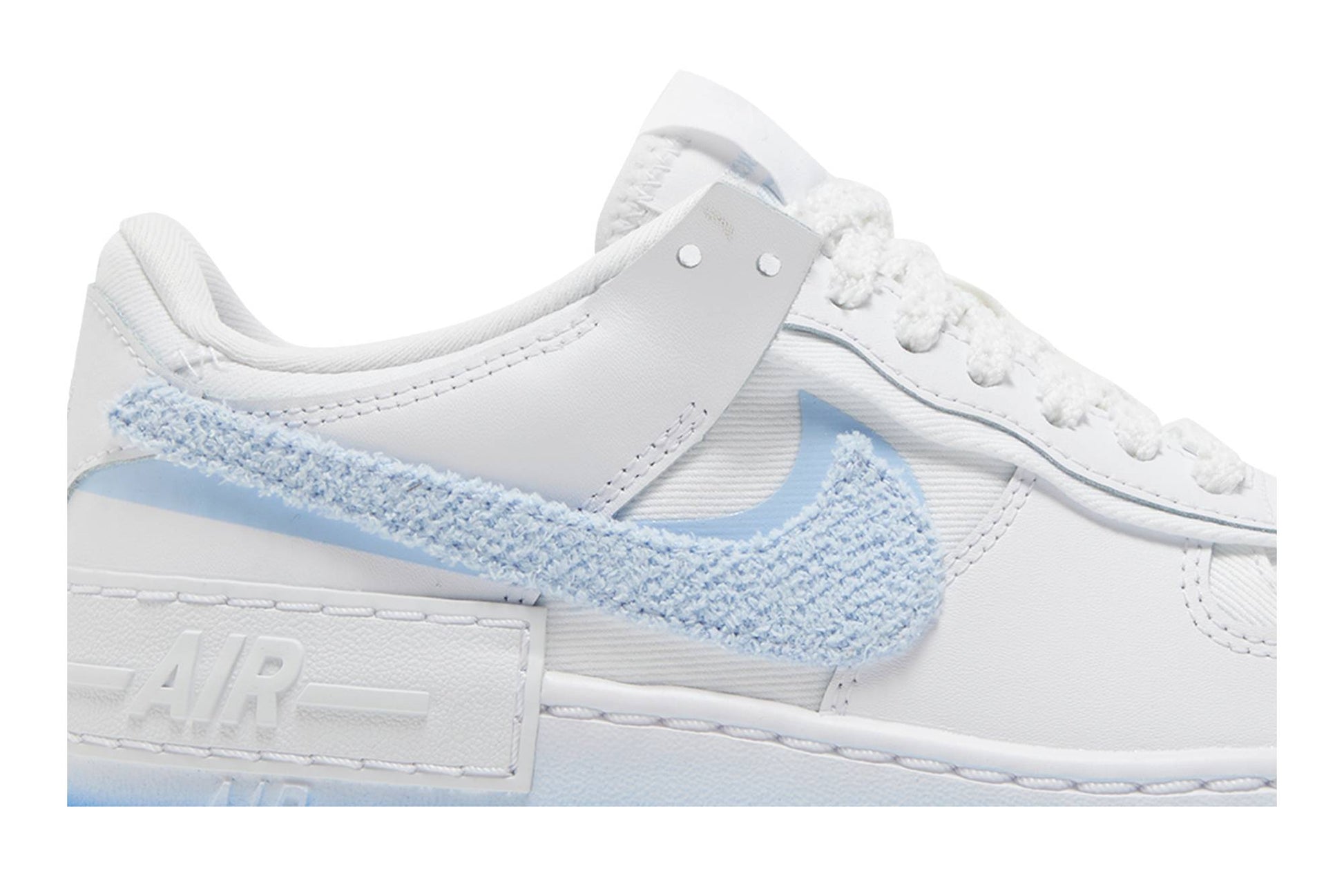 ( Women ) Nike Air Force 1 Shadow 'Chenille Swoosh – Blue Tint' FJ4567-100