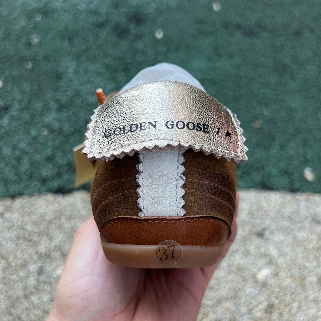 Golden Goose Stardan Brown Suede White Star Sneakers