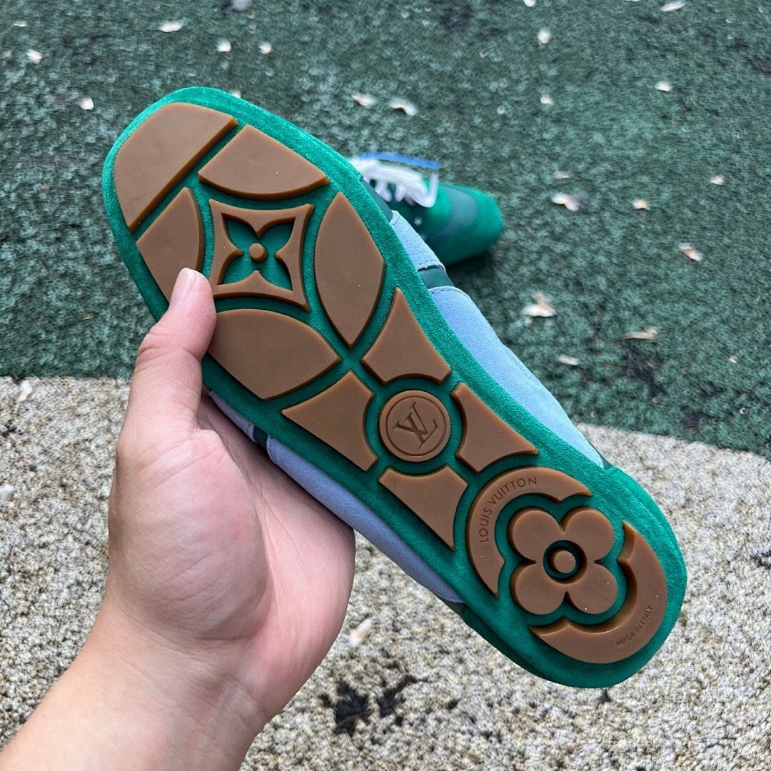 Louis Vuitton Run Away Sneaker Green Blue