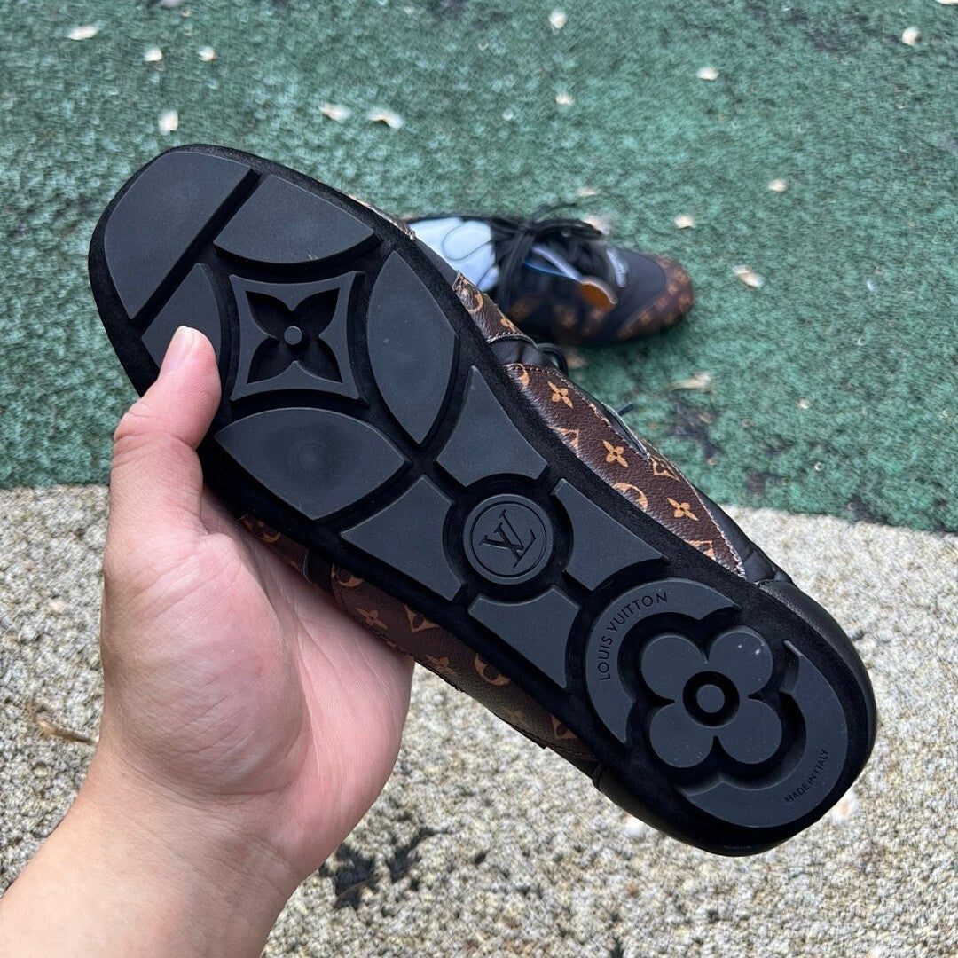 Louis Vuitton Run Away Sneaker Monogram Canvas Black