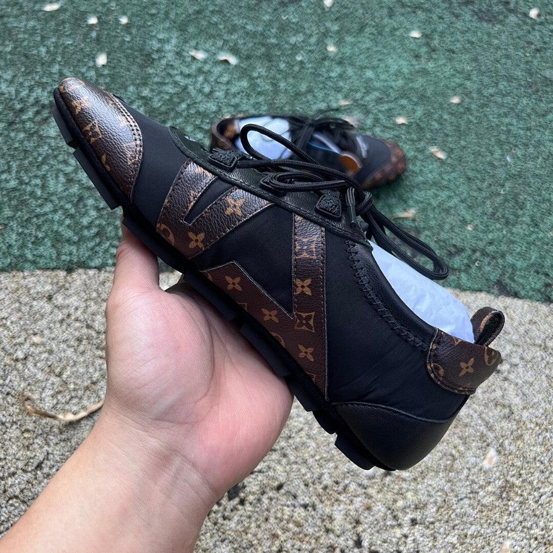 Louis Vuitton Run Away Sneaker Monogram Canvas Black