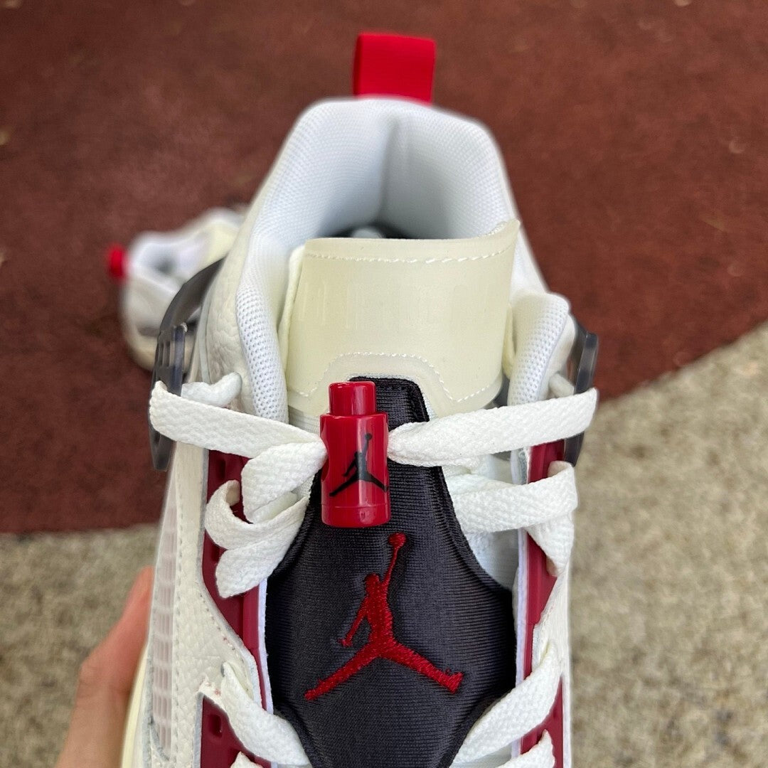 Jordan Spizike Low White True Red Cement Grey Sail