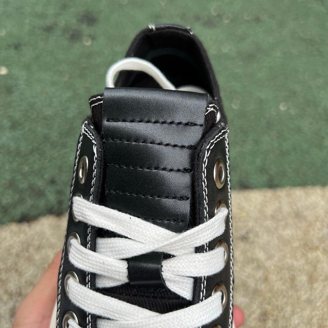 SWOP Lightning Bolt Low Top Platform Canvas Sneakers Black