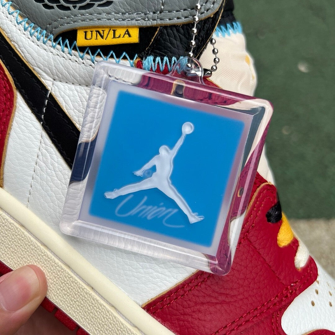 Union LA x Air Jordan 1 Retro High OG White Varsity Red Black BV1300-106