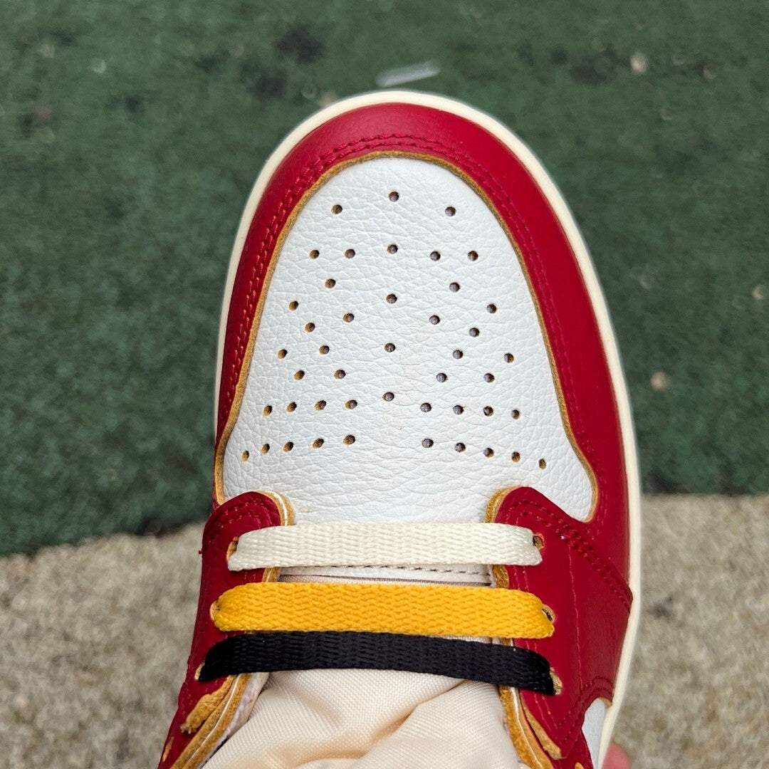 Union LA x Air Jordan 1 Retro High OG White Varsity Red Black BV1300-106