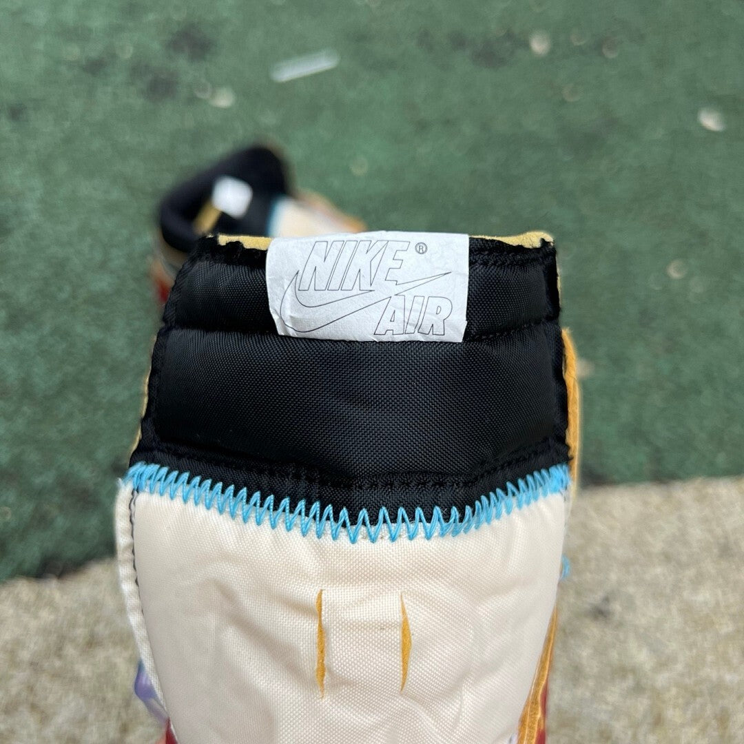 Union LA x Air Jordan 1 Retro High OG White Varsity Red Black BV1300-106