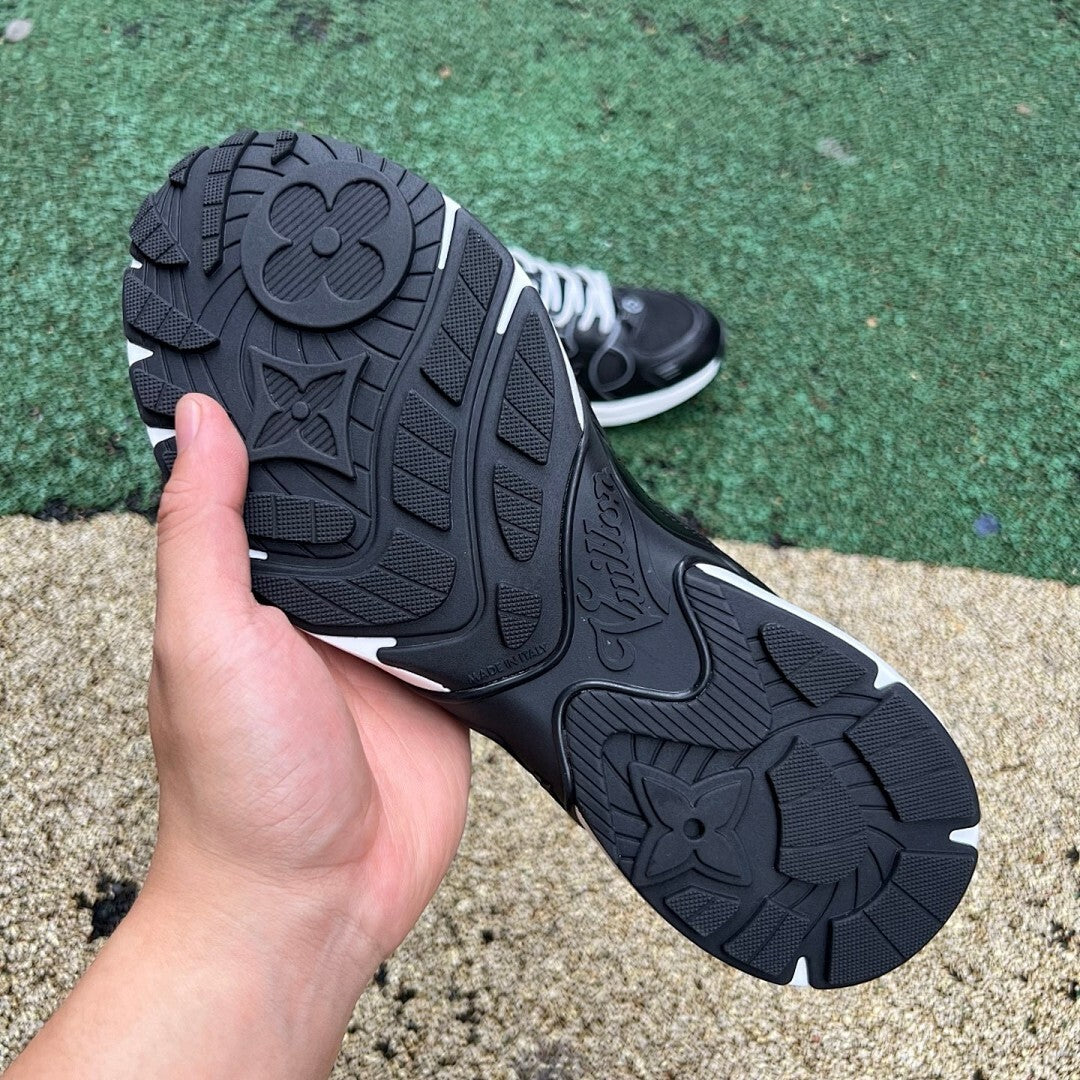 Louis Vuitton Run Away Pulse Sneaker Black Monogram 1A4Q2N