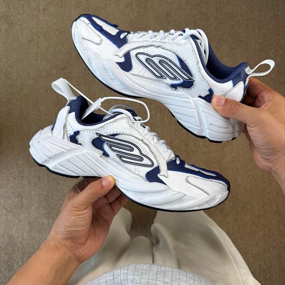 Skechers Arch Fit - Comfy Wave White Navy 149414