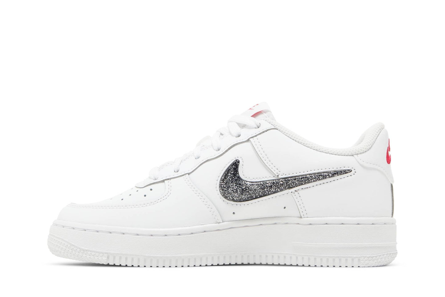 ( Grade School ) Nike Air Force 1 Low LV8 'White Metallic Silver' DC9651-100