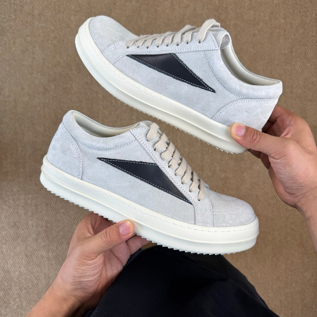 Fear of God ESSENTIALS 101 Lace Up Sneaker Light Grey Black Stripe