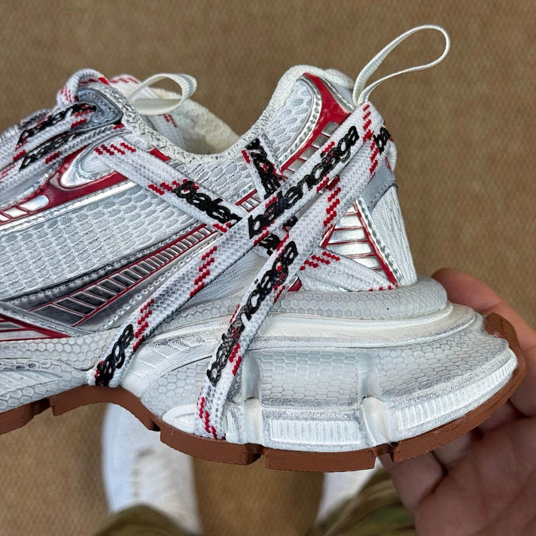 Balenciaga 3XL Sneaker White Red 734734 W3XL6 9110