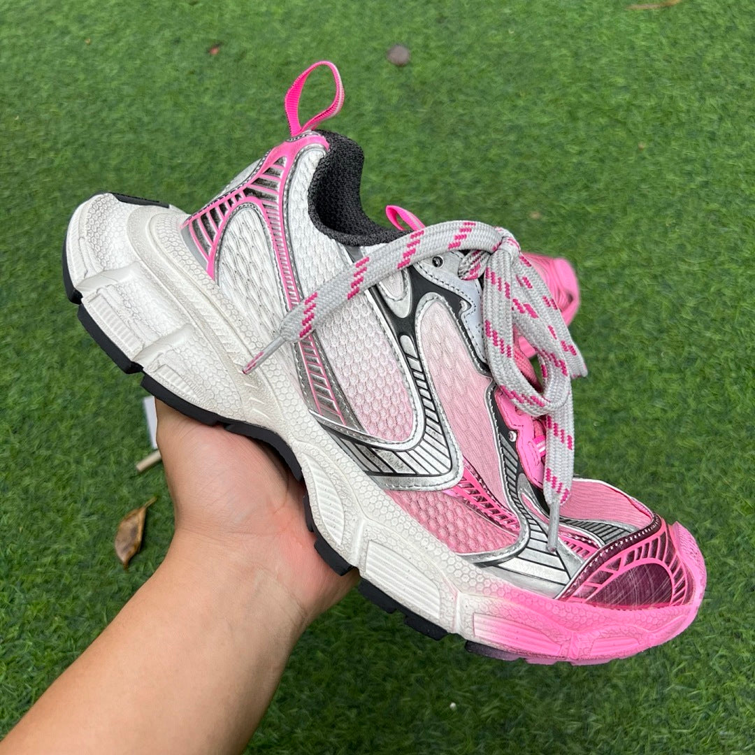 Balenciaga Runner Sneakers Pink Grey