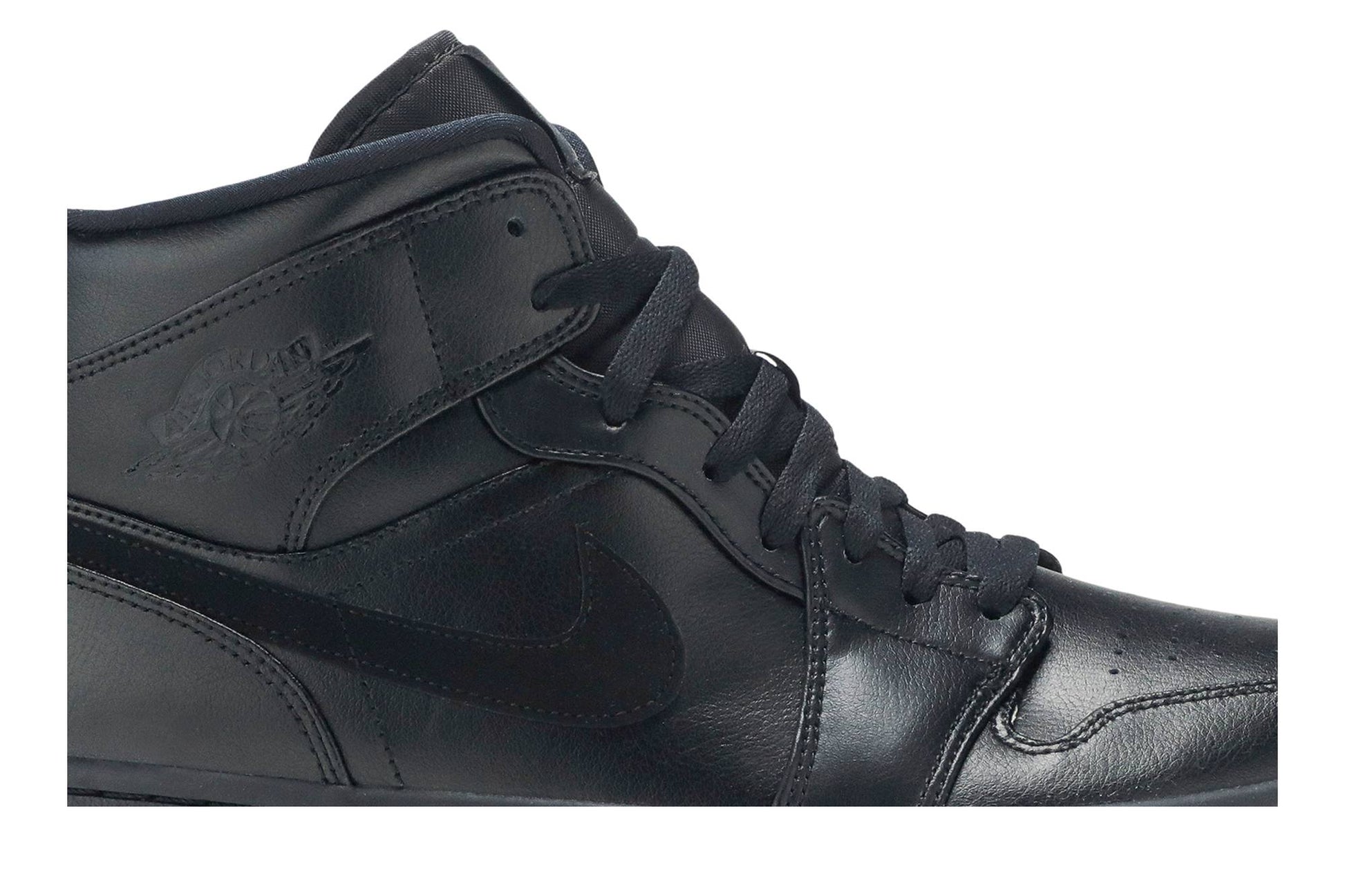 Air Jordan 1 Mid 'Triple Black' 554724-090