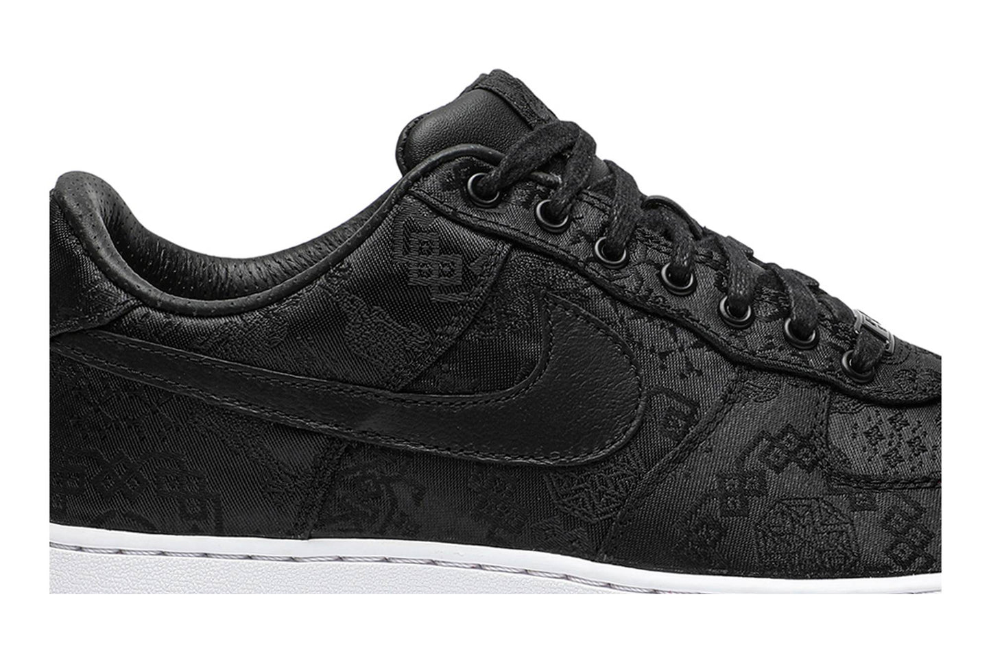 Fragment Design X CLOT X Nike Air Force 1 'Black Silk' [also Worn By Jay Chou] CZ3986-001