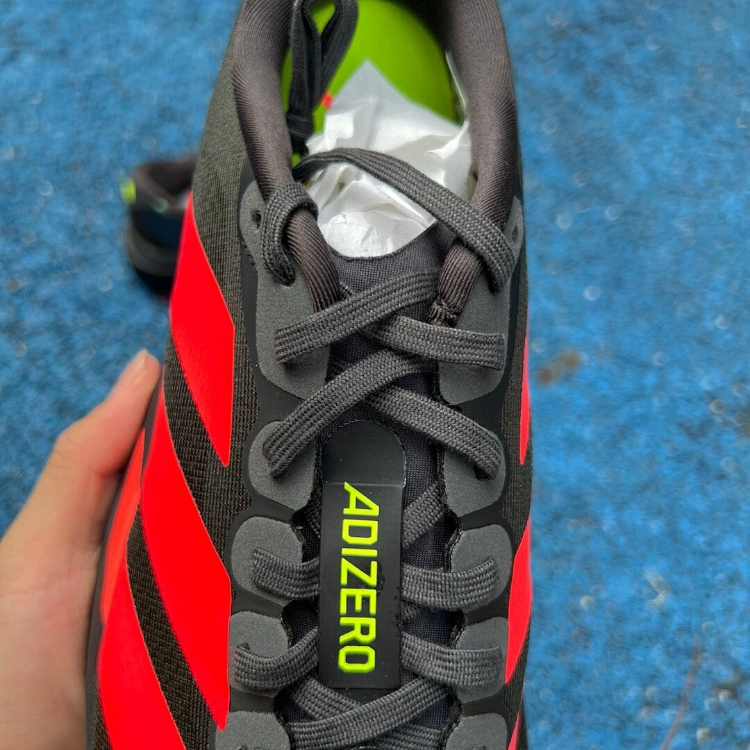 Adidas Adizero Evo SL Running Shoes Black Solar Red