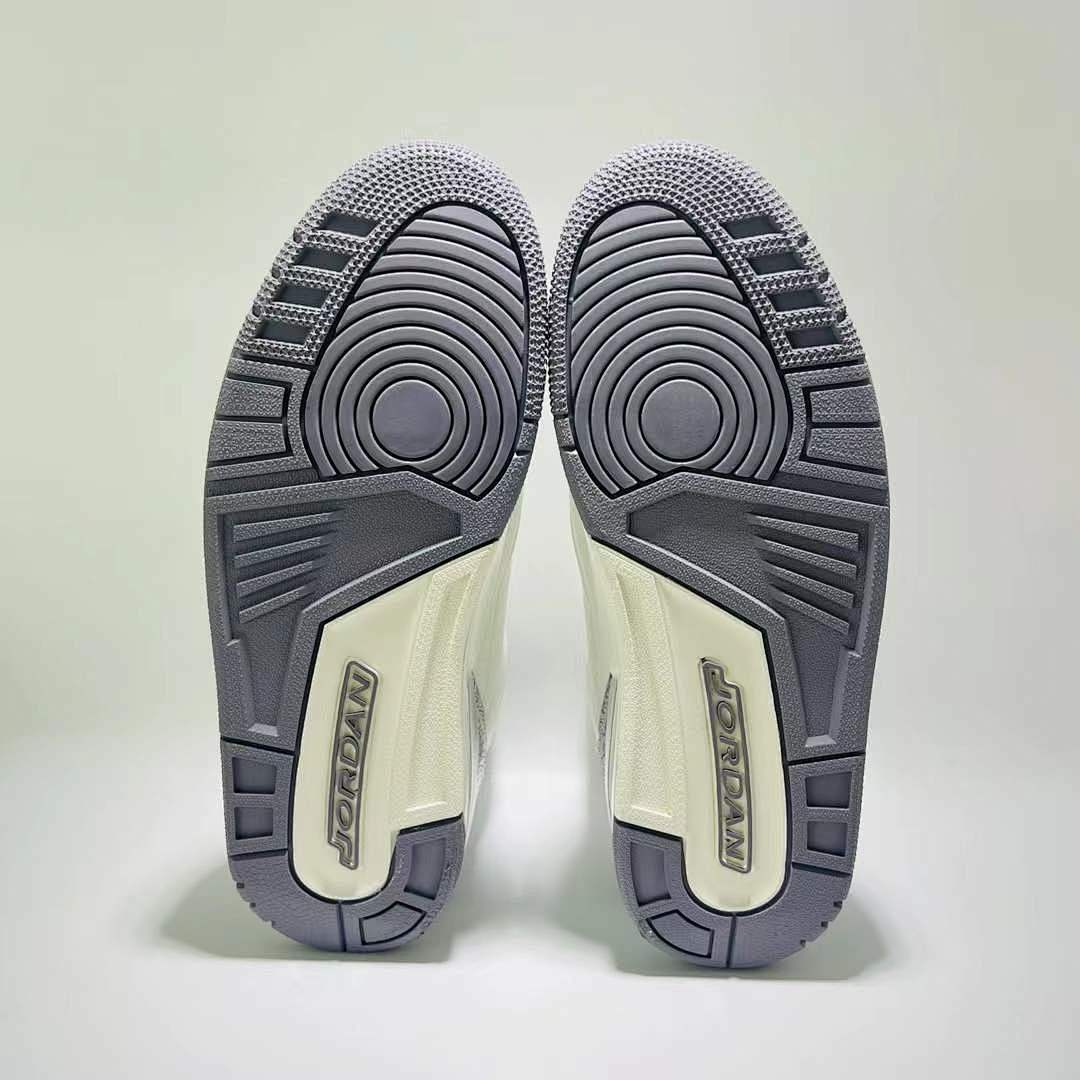 Nike Air Jordan 3 Retro WMNS 'Metallic Silver' White Cracked Silver Shoes CK9246-100