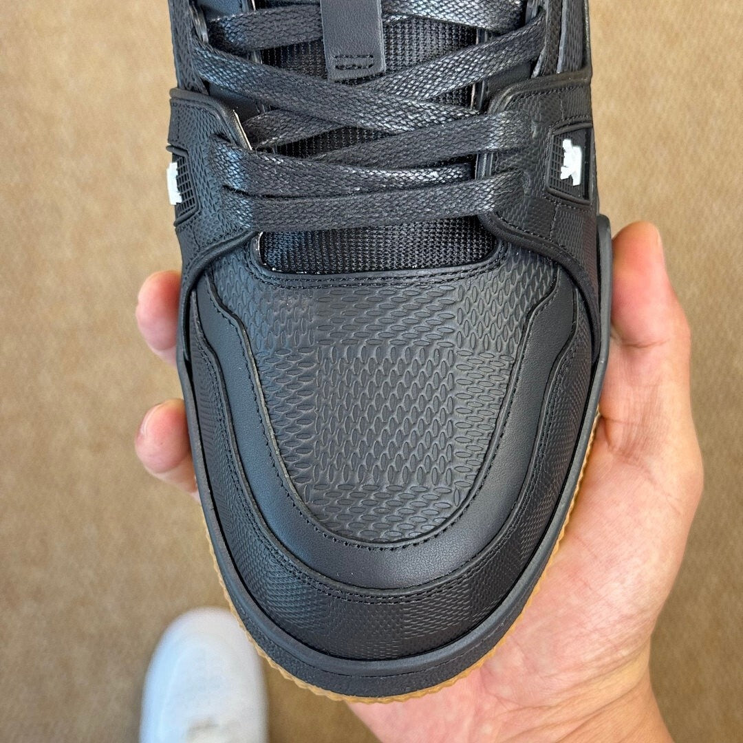 Louis Vuitton LV Trainer Sneaker Black Gum 1A9Z61