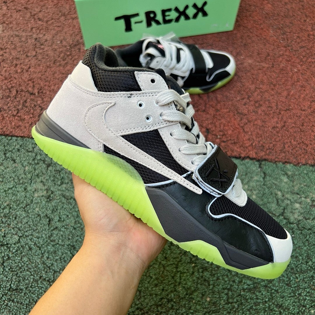 Nike SB Trainerendor L Black Cool Grey Green Glow 616575-004