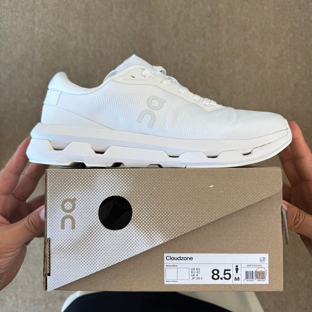 On Cloudmonster Men's Running Shoes All White 61.99026