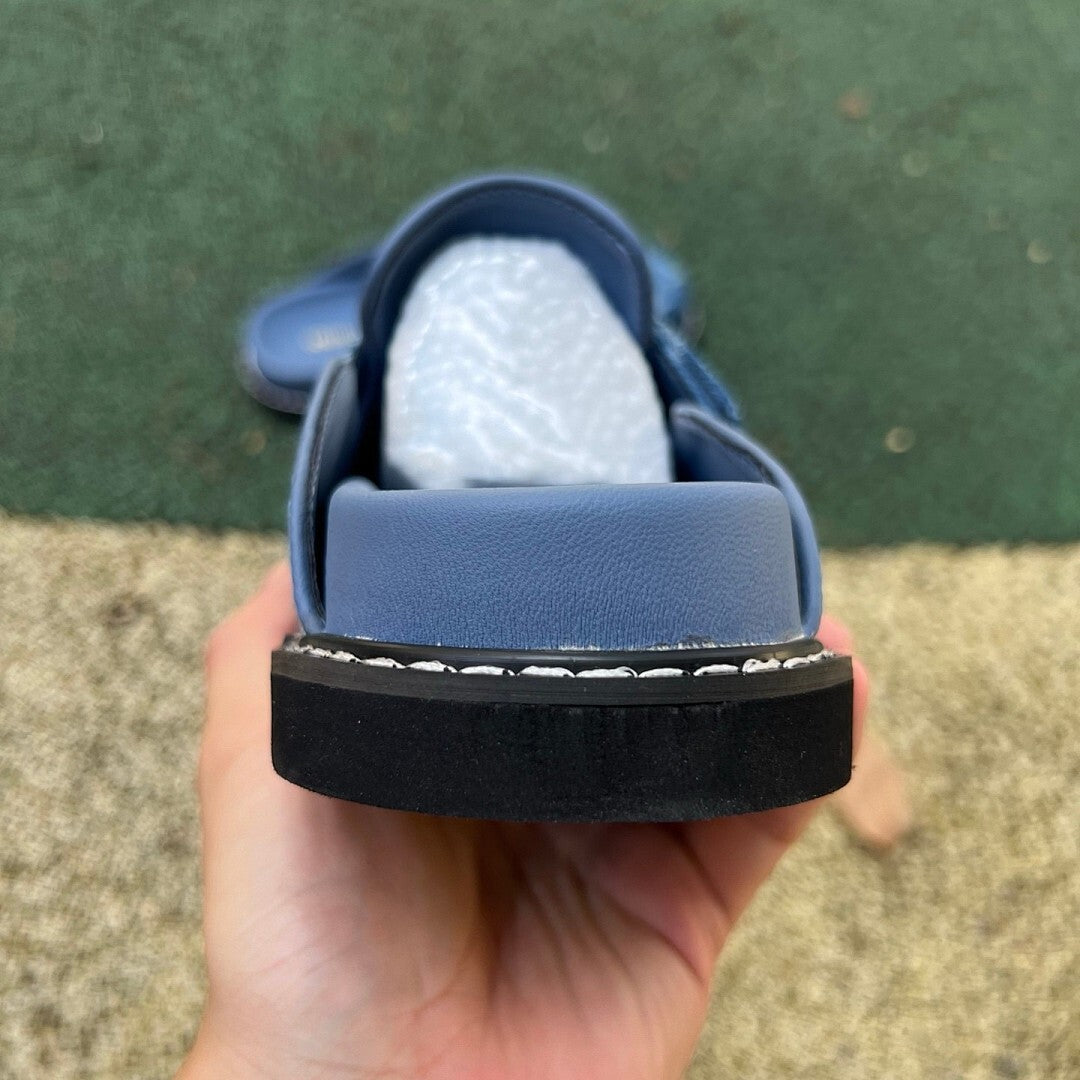 Louis Vuitton Lock It Flat Mule Monogram Denim