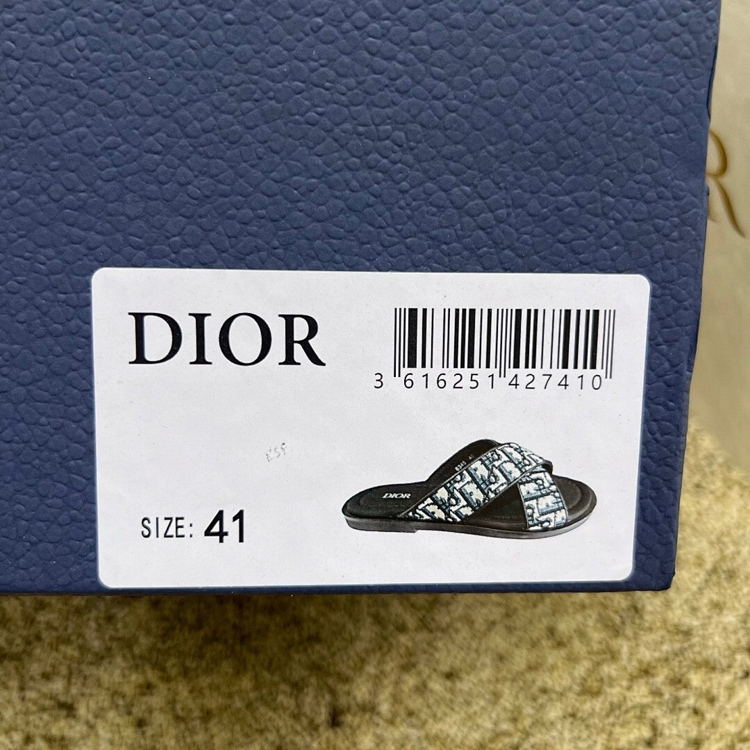 Dior Granville Flat Sandal Dior Oblique