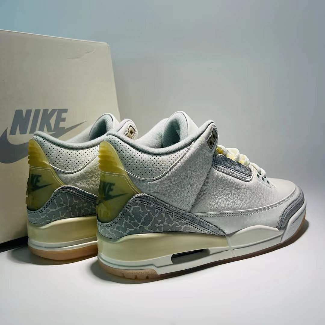 Nike Air Jordan 3 Retro Craft 'Ivory' Sail Cement Grey Shoes FJ9479-100