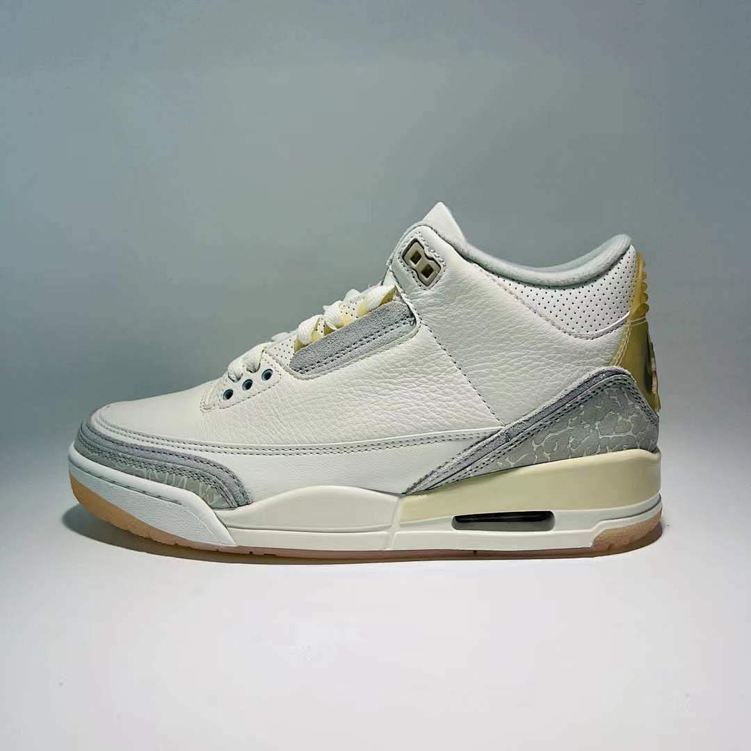 Nike Air Jordan 3 Retro Craft 'Ivory' Sail Cement Grey Shoes FJ9479-100
