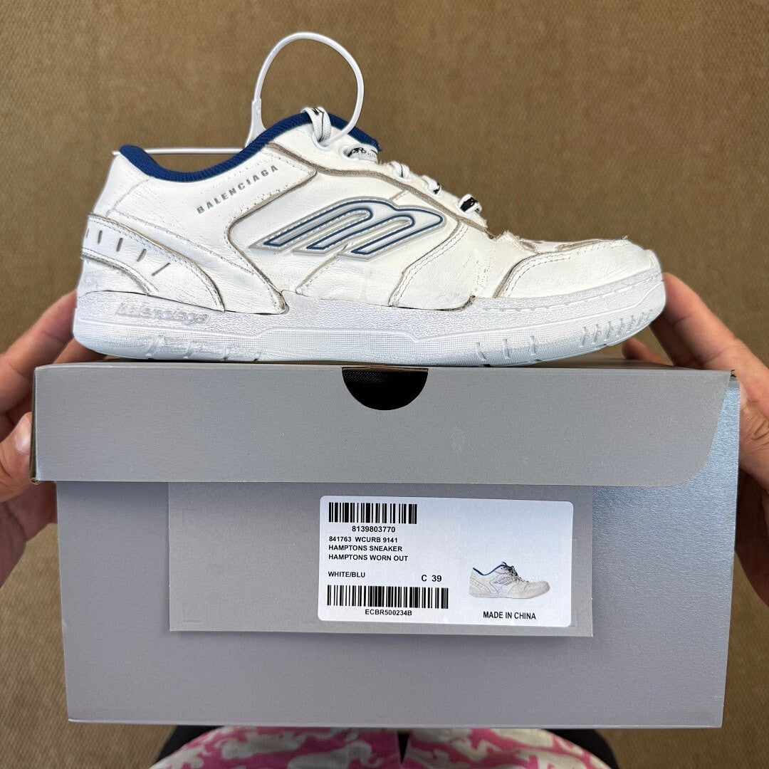 Balenciaga 3XL Sneakers White Royal Blue