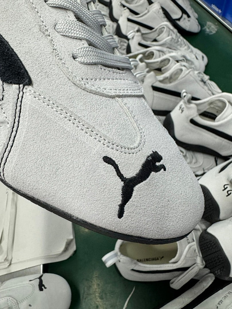 Balenciaga Puma Jordan White Black Speedcat Sneakers