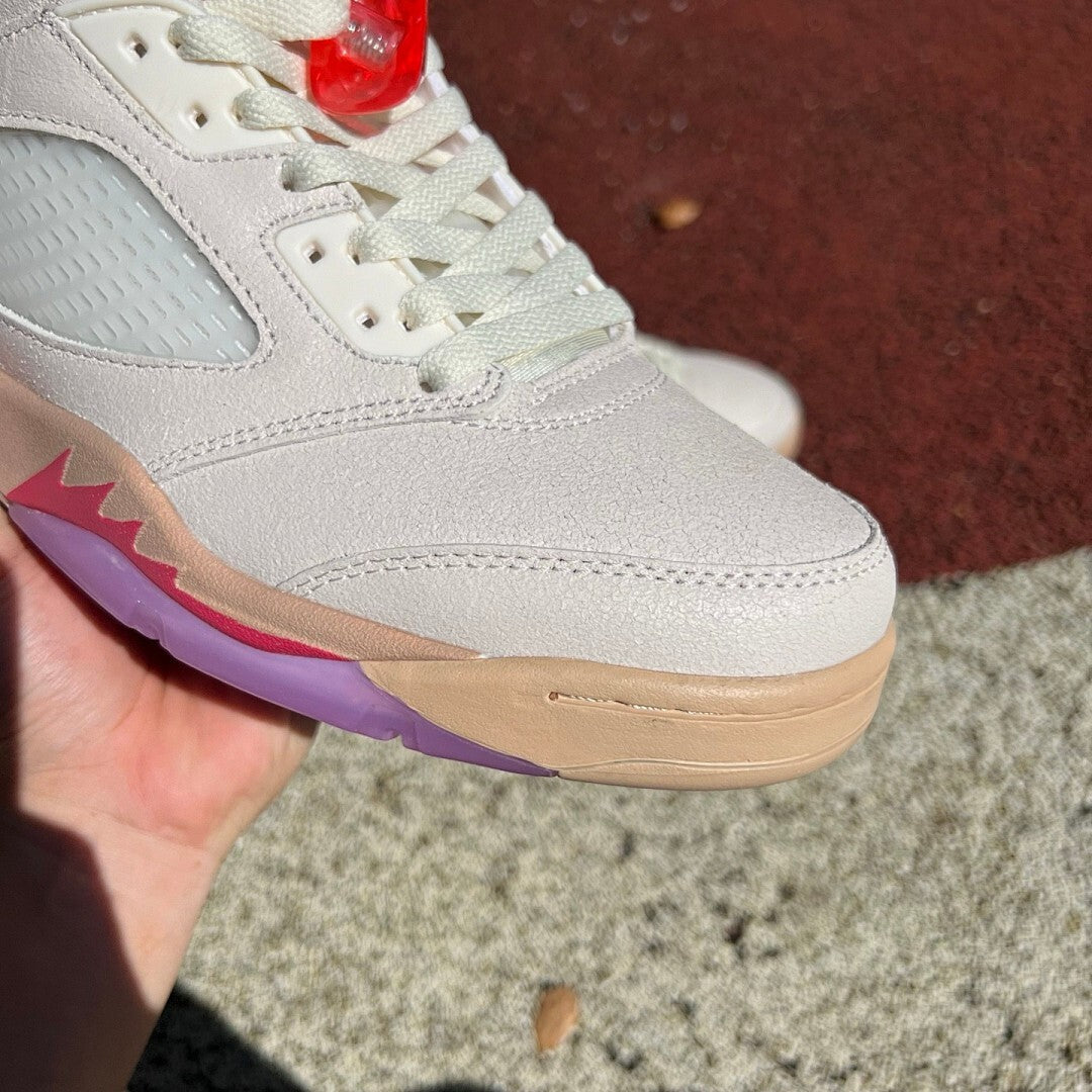 Air Jordan 5 Low Light Orewood Brown Crimson Bliss Plum Fog FJ4563-100
