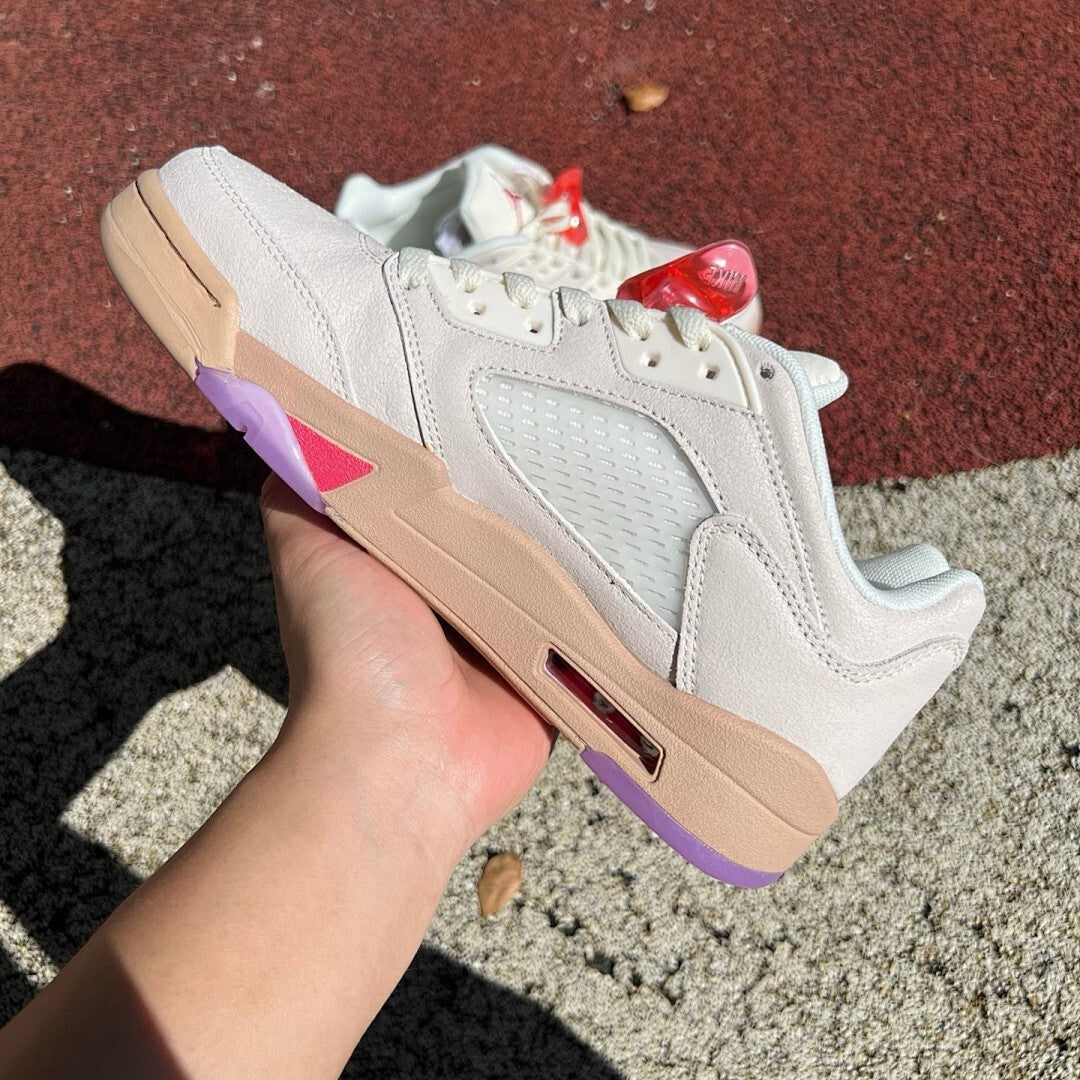 Air Jordan 5 Low Light Orewood Brown Crimson Bliss Plum Fog FJ4563-100
