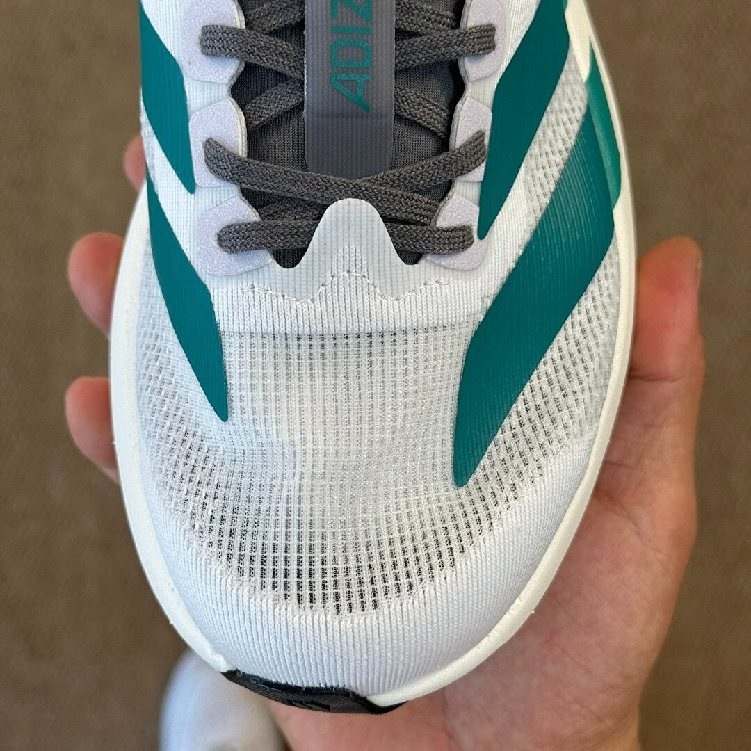 Adidas Adizero SL Shoes HQ1258 Cloud White / Dark Green / Core Black