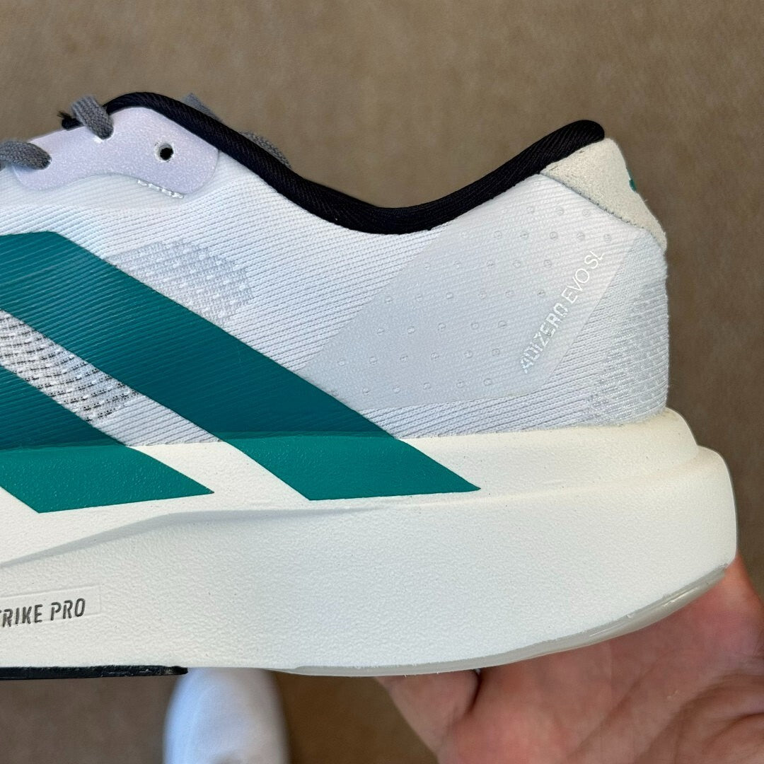 Adidas Adizero SL Shoes HQ1258 Cloud White / Dark Green / Core Black