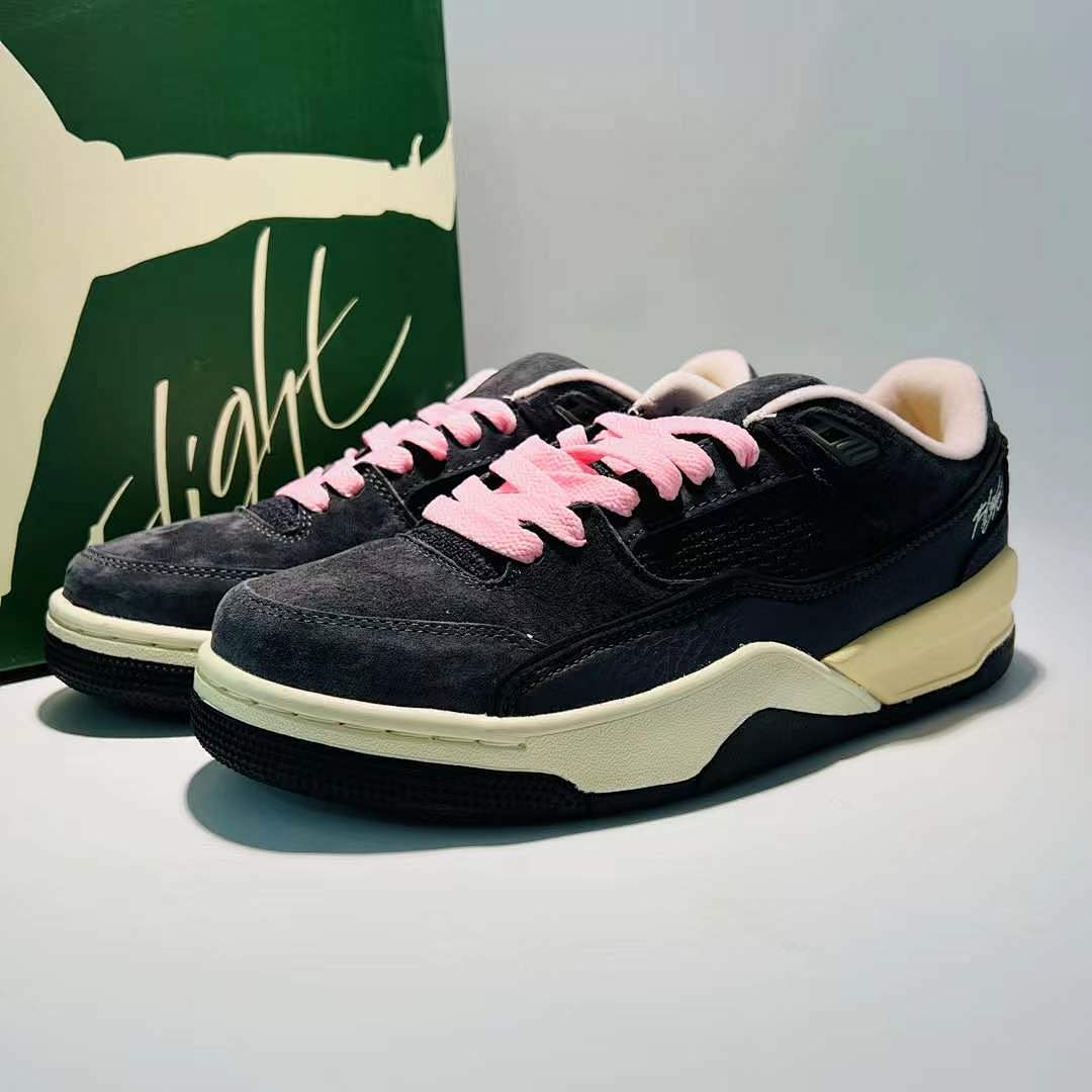 Jordan Flight MVP Black Pink Sail Suede Lifestyle Sneakers Shoes DV8207-006