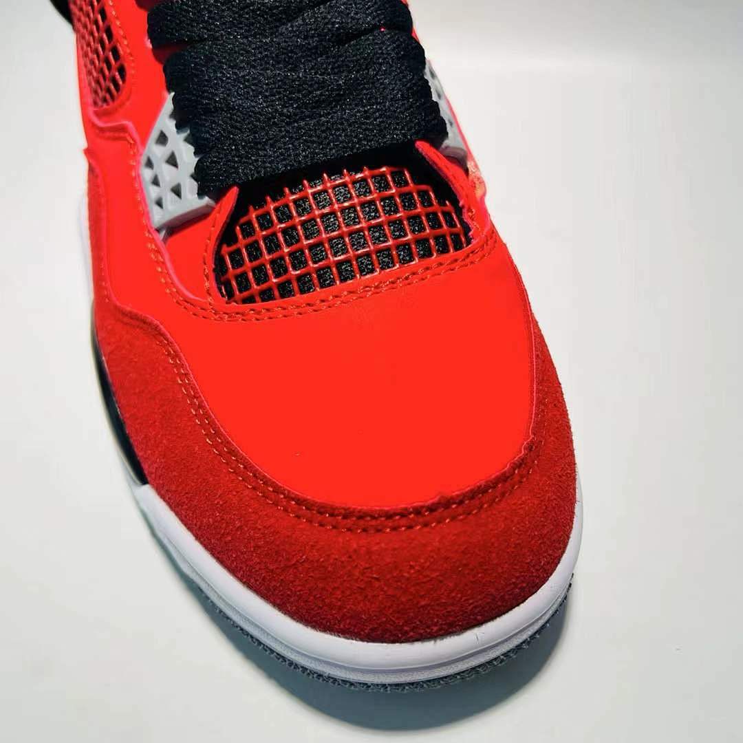 Air Jordan 4 Retro Red Thunder Crimson Black White CT8527-016 Men's Sneakers